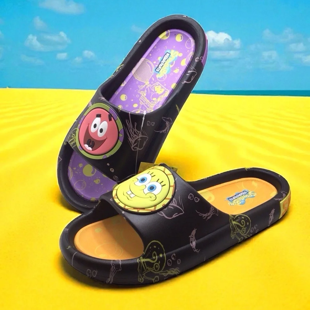 SpongeBob SquarePants Patrick Mismatch Slides Sandals Men’s Size 11 or 13